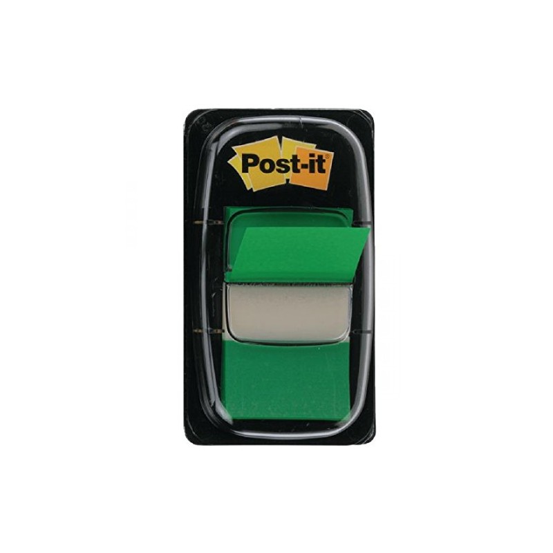 Post-it Index Flags 50 per Pack 25mm Green Ref 680-3
