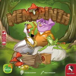 Memorinth - Tile Laying Game - for Family Game Night - Ages 6+ - 2 to 4 Players - 15 to 30 Minutes of Playtime