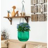 Melphoe 2 Pack Self Watering Hanging Planters Indoor Flower Pots,