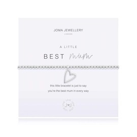 Joma Jewellery A Little | Best Mum | Silver | Bracelet | 17.5cm Stretch