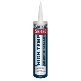 Surebond-SB-188 T High-Temp Silicone Sealant, 10.3 fl. oz. Cartridge - Black