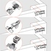Luokim 2pcs Soft Closing Clip On Face Frame Mounting Cabinet