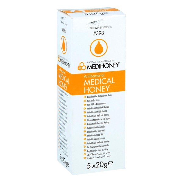 Medihoney Antibacterial Medical Honey 5 x 20 g