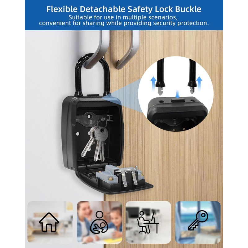 Key Safe, 12 x 9 x 4 cm Key Safe