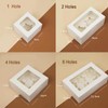 AIMALL Cupcake Box 1/2/4/8/12 Holes Window Face Cases for Party