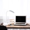 Simple Designs LD2021-GRY Flexi Rounded Clip Light LED Desk Lamp,