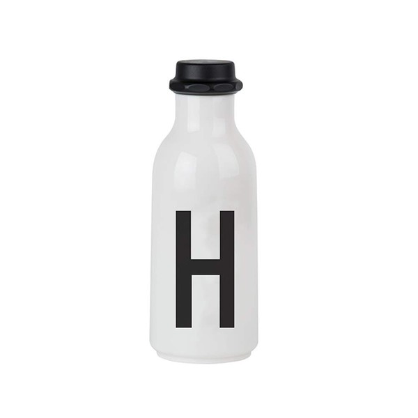 Design Letters Persönliche Trinkflasche Weiß (H) | BPA-Frei | 500