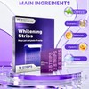 2Pcs Purple Teeth Whitening Strips, Gentle Daily Purple Whitening Strips,
