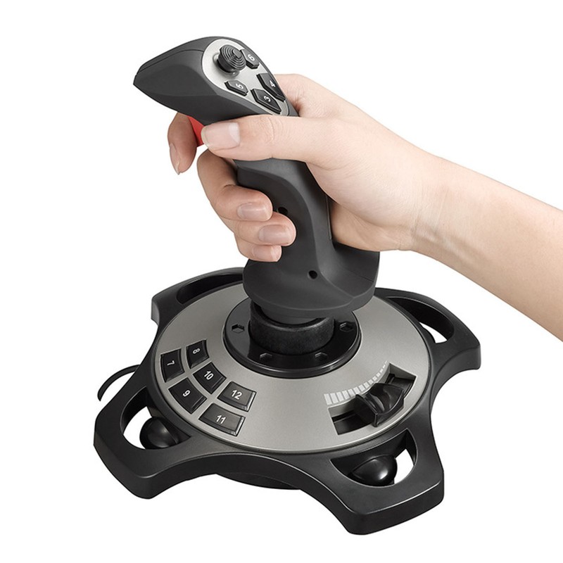 PC Joystick 2113 Pro Simulation USB Game Controller with Vibration