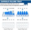 Capsules Filling Machine Tray Kit - 12Pcs Powder Tamper Capsule