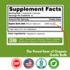 Garlic Capsules 2400mg - Made with Organic Garlic Bulbs, California