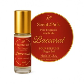 ROUGE & ROLL-ON SCENT OIL - 12ml Alcohol-Free Long-Lasting Oil-Based Fragrance in Travel-Friendly Roller Bottle:_2PCs