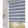 Persilux Blackout Window Shades Zebra Blinds (22" W X 64"