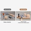 Coffee Tamper Holder Boat Shape 4 Slots Anti Slip Stable