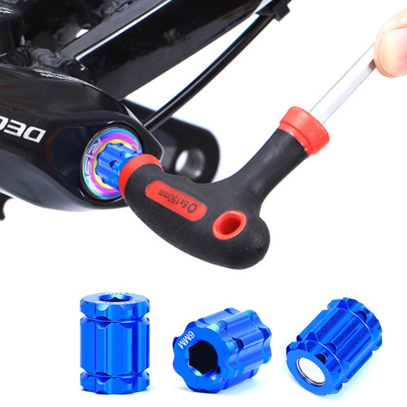VrotQyn 2-Pack Crank Adjusting Cap Set with Bike Crank Removal