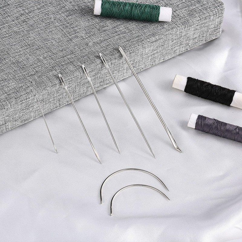 Pack of 21 Leather Needles Saddle Yarn Leather Needles C