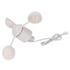 Anemometer Cup Speed Measuring Sensor Cup RJ11 Connector 3 Cups