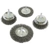 Makita D-65729 Wire Brush Set 4 Pieces for Rust Removal