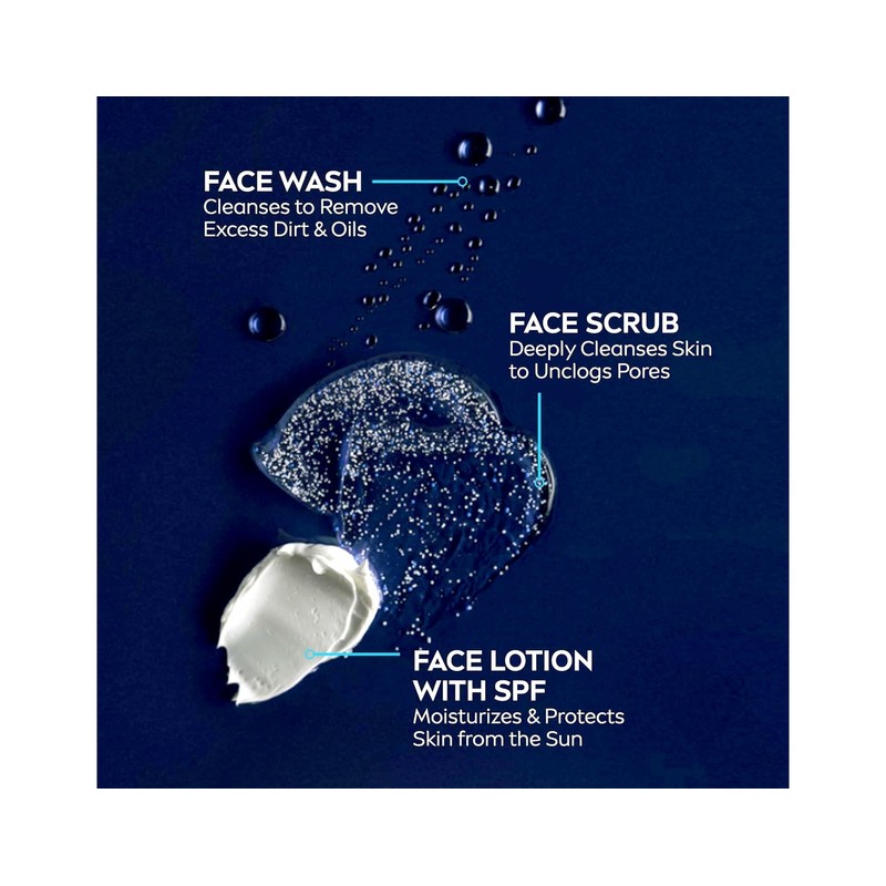 NIVEA FOR MEN Revitalizing Face Scrub 4.40 oz (Pack of