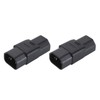 2Pcs IEC320 C14 to IEC320 C21 Power Adapter IEC320 C14