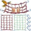 2 Pack Bird Rope Net Hamster Rat Rope Net Small