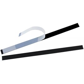 AwePackage Peel-and-Stick Tin Tie for Coffee bag or Nose Bridge - 100 Pack ,Black, 7 inch,