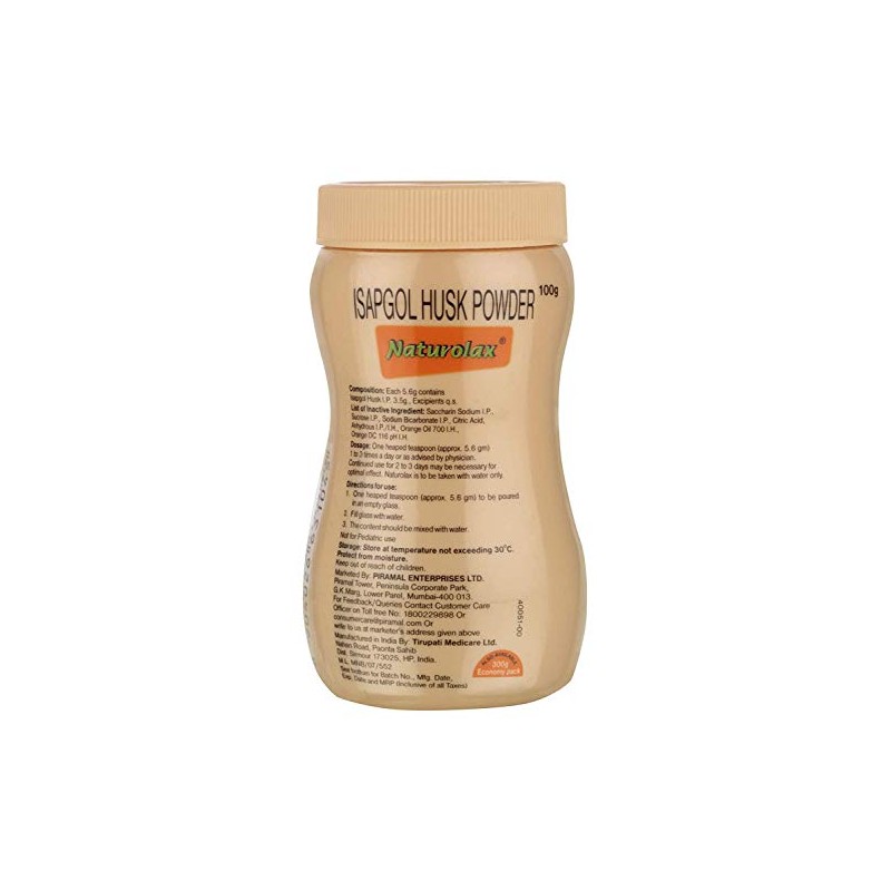 2 x Naturolax - Isapgol Husk Powder 100g (3.53oz)