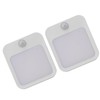 2pcs Plug in Night Light with Motion Sensor Mini Warm