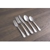Cambridge Felicity Sand Piece Flatware Set, 45 Count