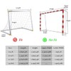 Soccer Goal Net Football Net Durable Portable Replacement Tough Goal