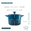 Flavehc Dutch Oven Pot with Lid 2.8 qt Cast Iron