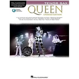 Queen - Updated Edition Tenor Sax Instrumental Play-Along Book/Online Audio