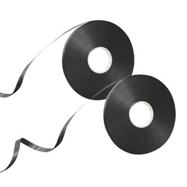 Mooshy 2 Rolls Black Curling Ribbon, 100m Black Ribbon for Balloons 5mm Width Black Balloons String 50m/rollBlack Ribbons for Wedding Party Decorations Gift Wrapping Ribbon for Crafts