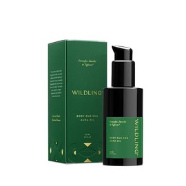 Wildling- Aceite corporal tonificante Aura Rose Pepper de WILDLING: hidrato, suaviza, tonifica y reafirma la piel con pimienta rosa silvestre, M