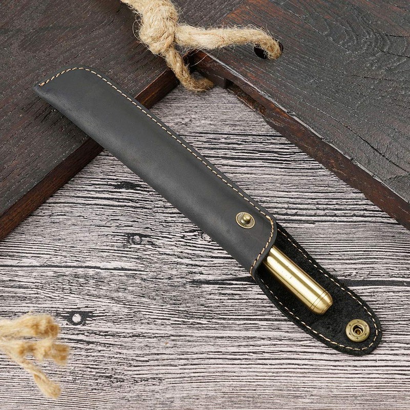 Daimay Leather Pen Bag Pen Holder Leather Pen Case Leather