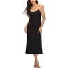 Summienlink Women's Full Slip for Under Dresses Sexy Long Sleeveless
