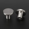 LONTAN 20 Pack Kitchen Door Knobs Silver Cupboard Knobs Brushed