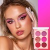 Pink Eyeshadow Palette, Pink Make-Up Palettes Shimmer Eye Shadow, Highly