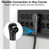 HOSONGIN Right Angle XLR Cable, Adjustable-Angle Male to Straight Female