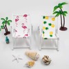 AUEAR, 3 Pcs 1:12 Scale Miniature Foldable Chair Accessory Deck