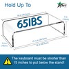 AMT Premium Acrylic Clear Monitor Stand Laptop/PC/Multimedia Monitor Riser for