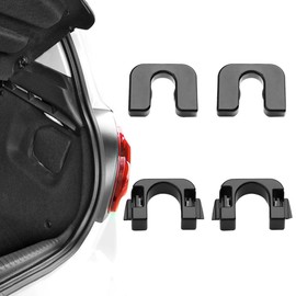 2 Set Rear Parcel Shelf Clips Black Fastening Bracket Clips Durable Rear Luggage Fastening Brackets Plastic Luggage Rack Rear Bracket Compatible with Ford Focus Fiesta