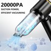 CNMSGM Portable Cordless Handheld Car Vacuum Cleaner, 20000Pa Strong Suction