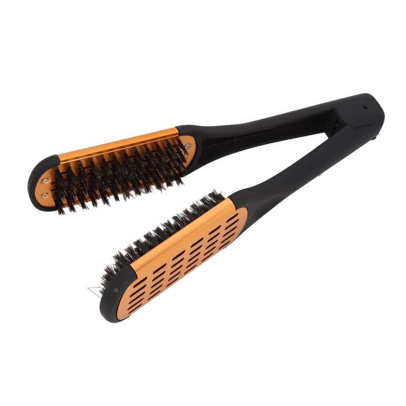 Clamp Hair Brush Spring Elasticity Softness Beard Breathability Double Sided