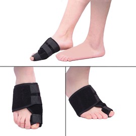 IBLUELOVER Bunion Corrector Big Toe Separator Straightener with Splint,Hallux Valgus Pad Orthopedic Bunion Protector Sleeves Adjustable Foot Wrap Support for Crooked Toe, Overlapping Toe, Turf Toe