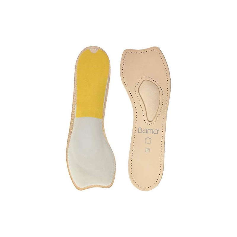 Bama Unisex Bama Brillant 3/4 lædersål Einlegesohle, Beige, 36 EU