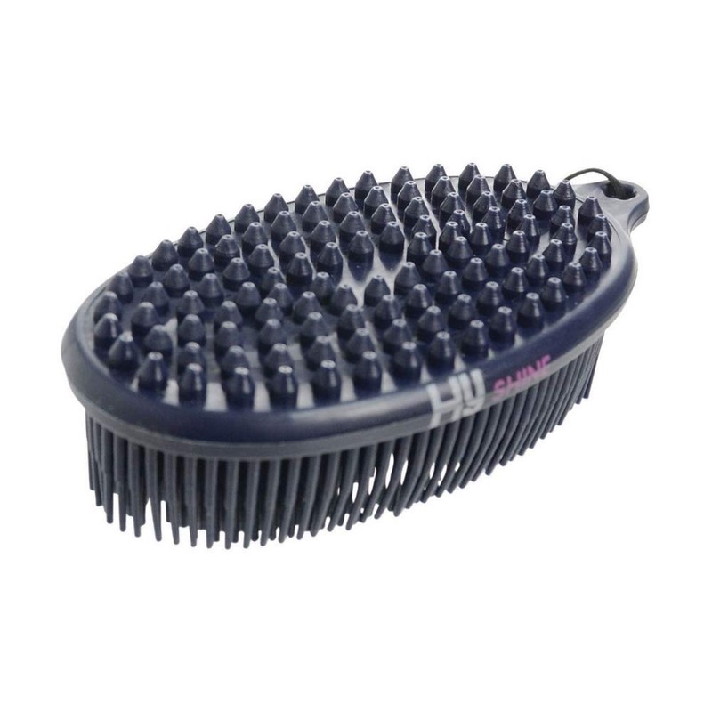 Hyshine Pebble Gentle Massage Therapy Brush/Dirt Remover - Grooming/Care-Purple