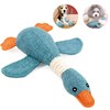WASYPLSFOI Dog Toys Tough Durable Small Puppy Large Big Duck