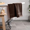 Brentfords Hand Towels for Bathroom Dark Brown, 100% Cotton Hand