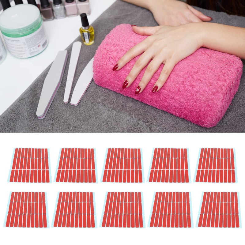 10 Sheets Nail Art Fixing Tape, Nail Color Display Stand,